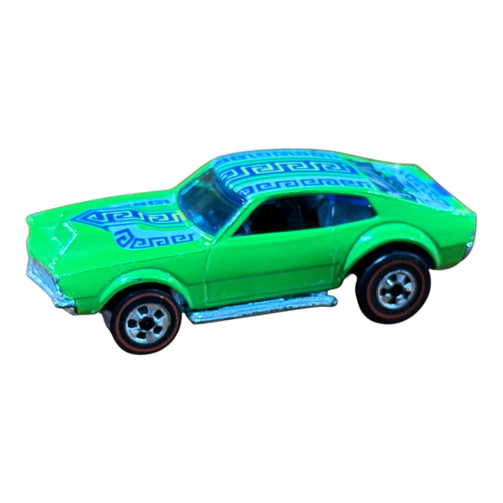 Hot Wheels Redline Mighty Maverick Light Green Enamel Flying Colors 1969