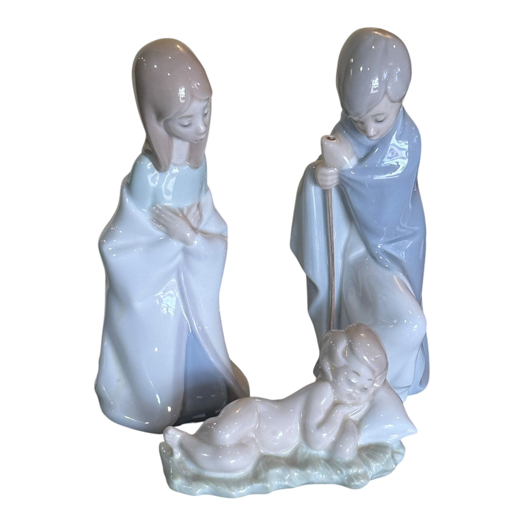 Lladro Holy Family 3 Piece Children's Nativity Ensemble