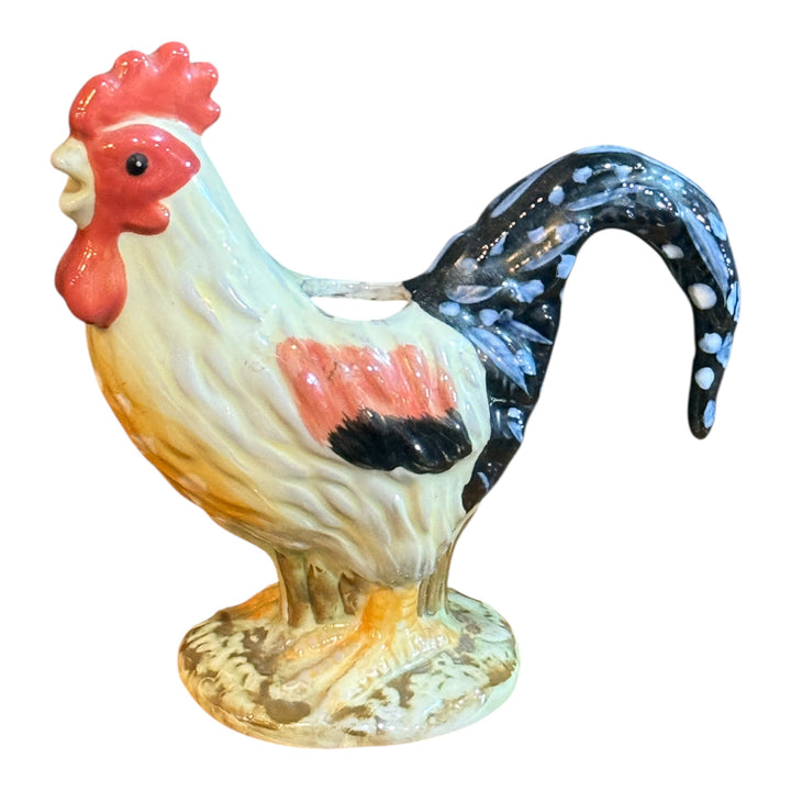 Isabelle de Borchgrave Small Rooster Figurine Creamer