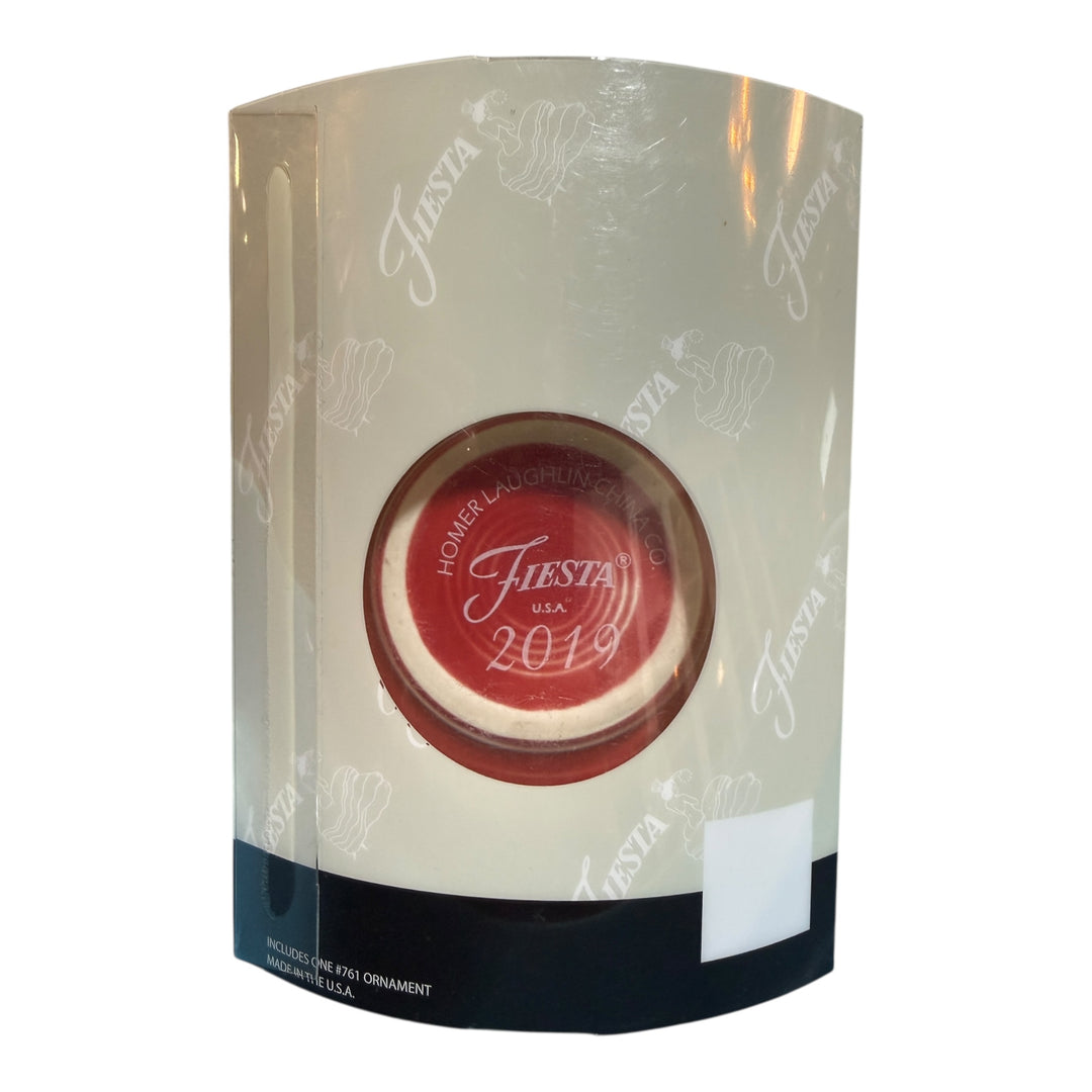 Fiestaware Scarlet Ornament Commissioned for Wedding 2019