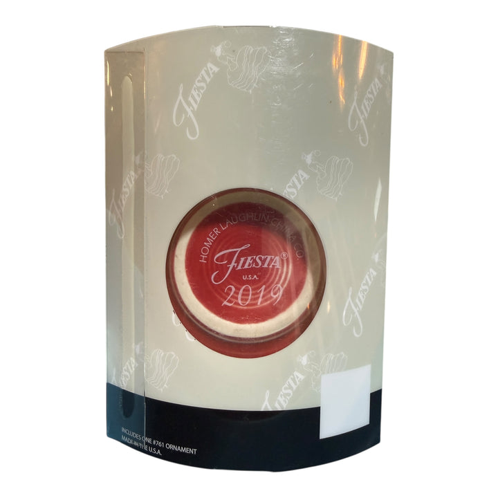Fiestaware Scarlet Ornament Commissioned for Wedding 2019