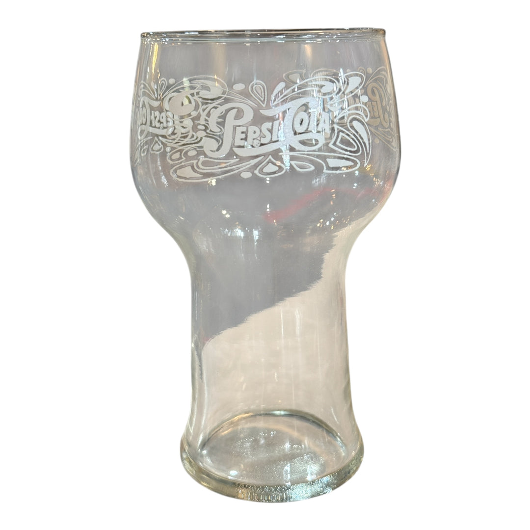 Vintage Pepsi Colar Fountain Drink Glass