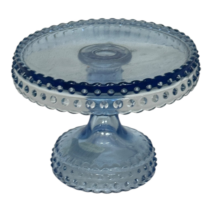 Vintage L.E. Smith Hobail Blueberry Cake Pedestal