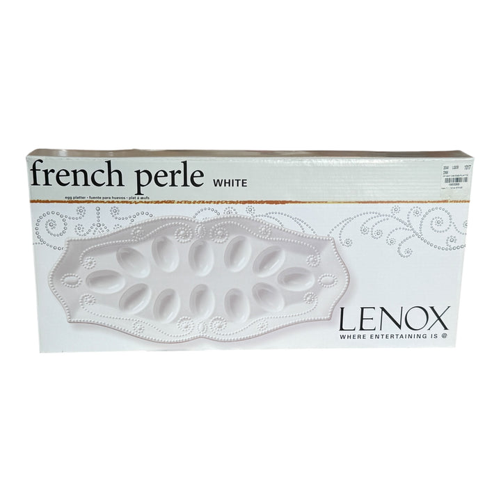 Lenox French Perle Egg Platter