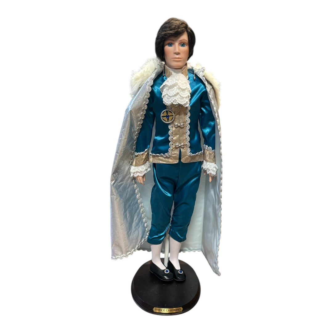 Dolls - Danbury Mint Prince Charming Doll with Stand