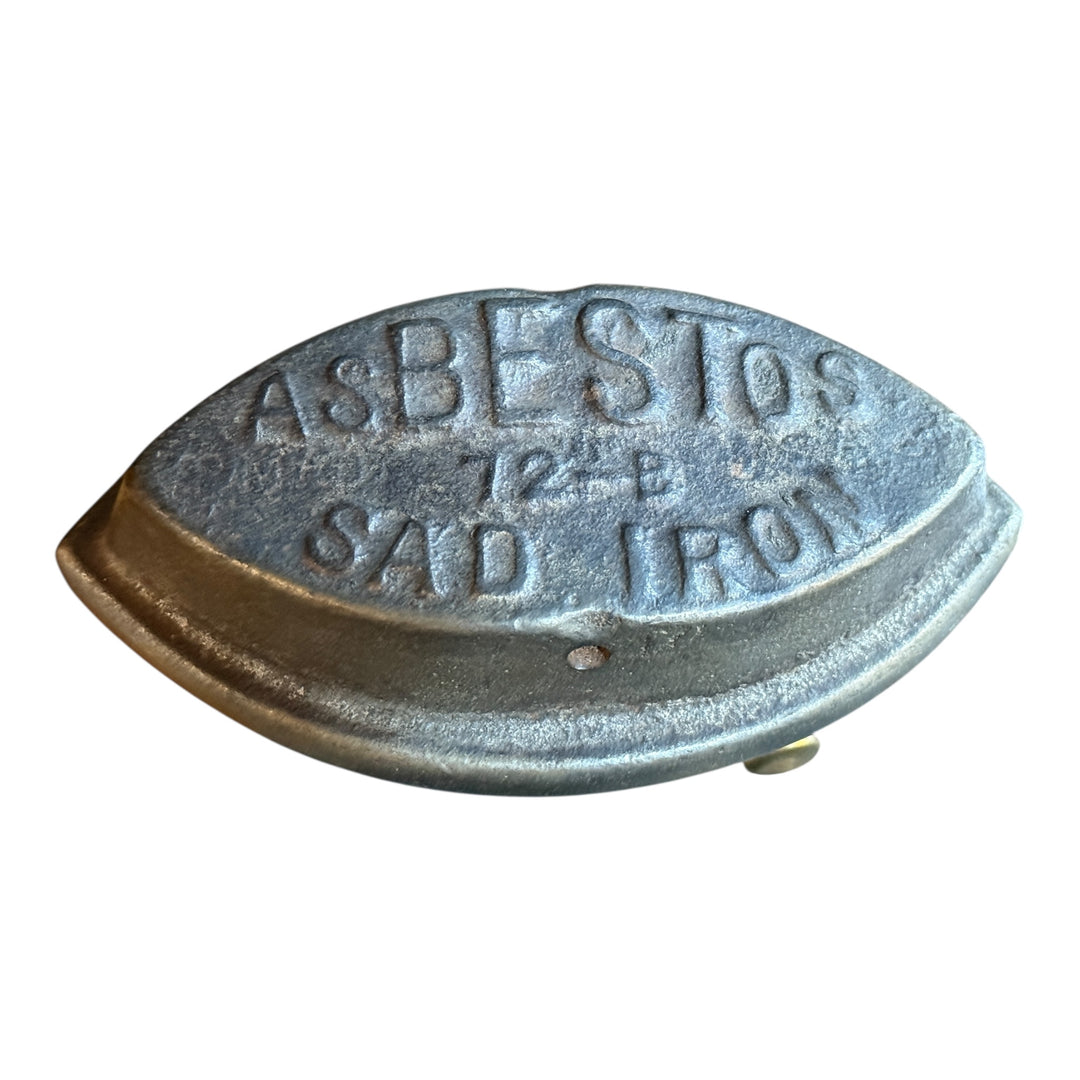 Antique Vintage Cast Iron Asbestos Sad Iron No Handle