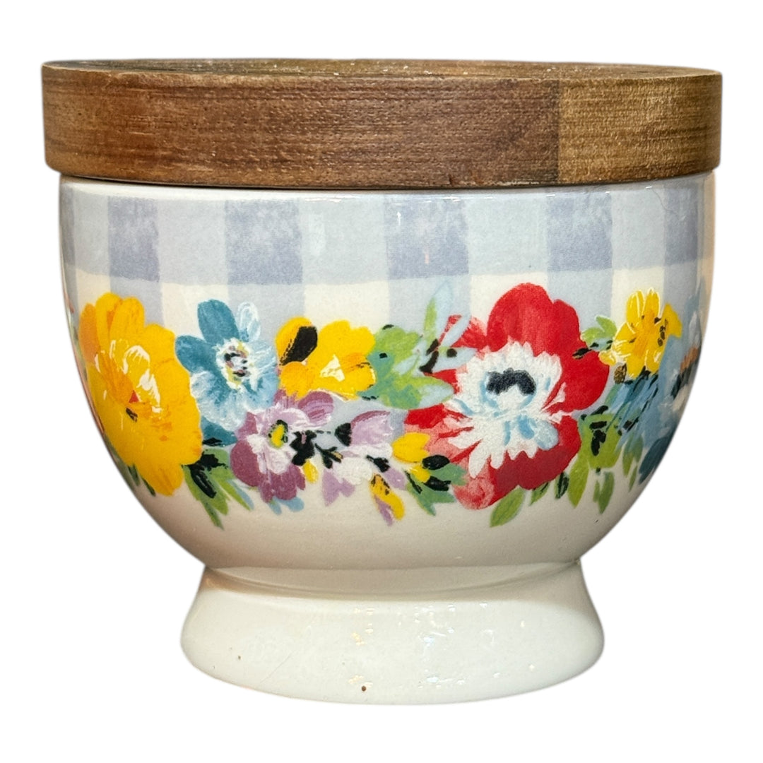 The Pioneer Woman Sweet Romance 3.6-inch Stoneware Salt Cellar