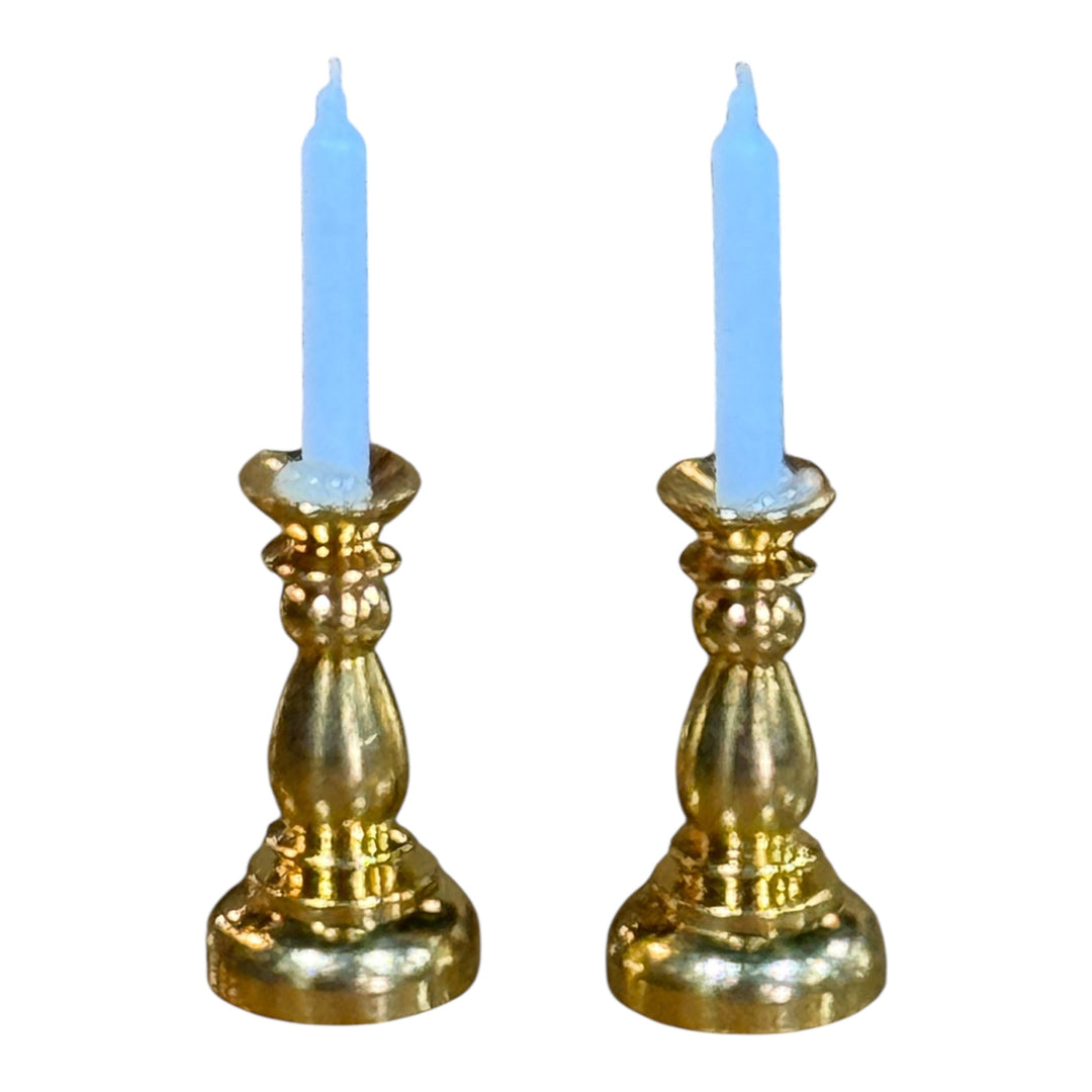 Dollhouse - Brass Candlesticks