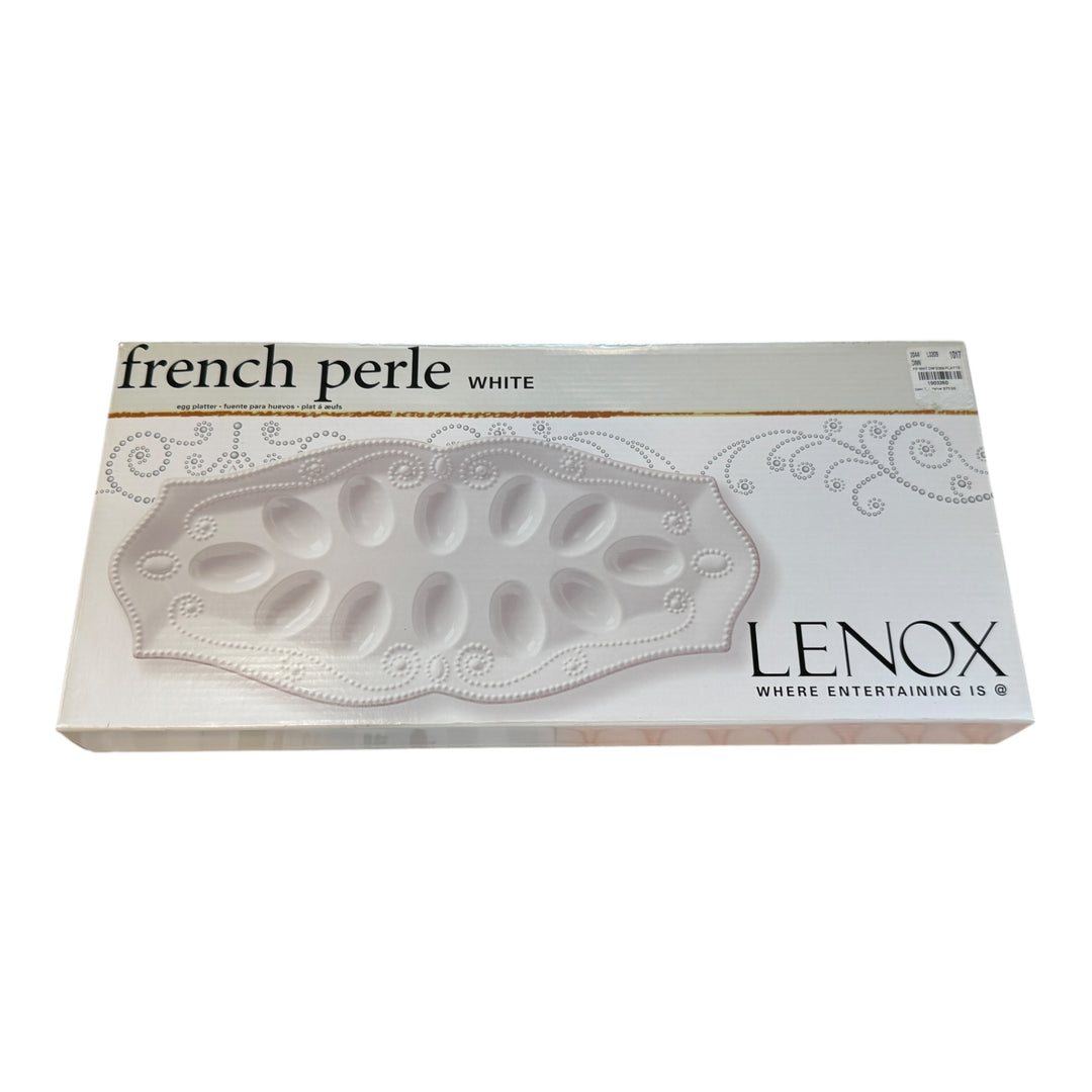 Lenox French Perle Egg Platter