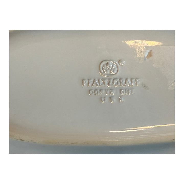 Pfaltzgraff Stratus White Covered Butter Dish