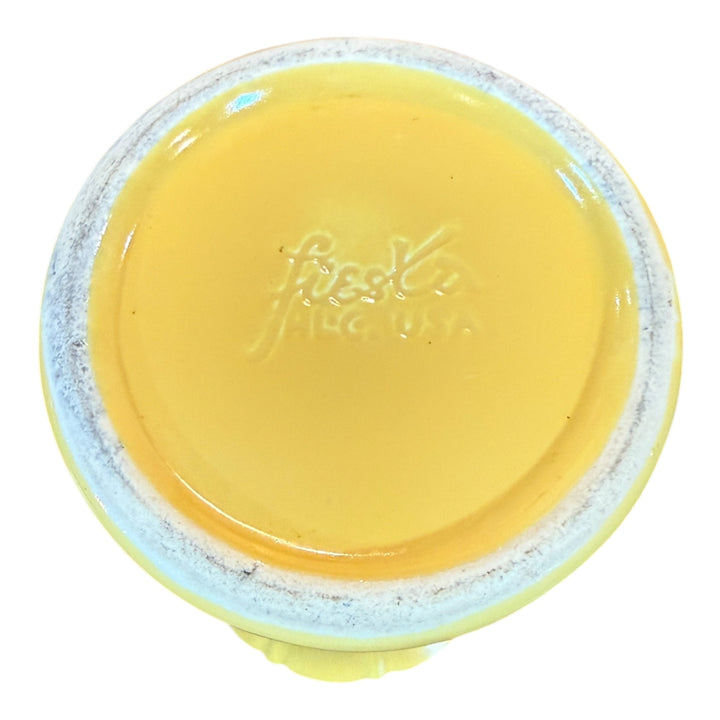 Vintage Fiesta 8" Yellow Vase