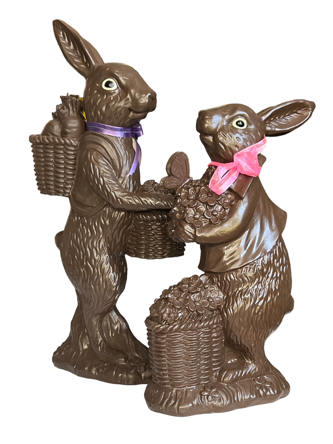 Large Composite Chocolate Bunny Pair