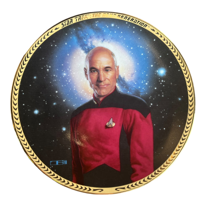 Decorative Plate - Star Trek Captain Jean-Luc Picard