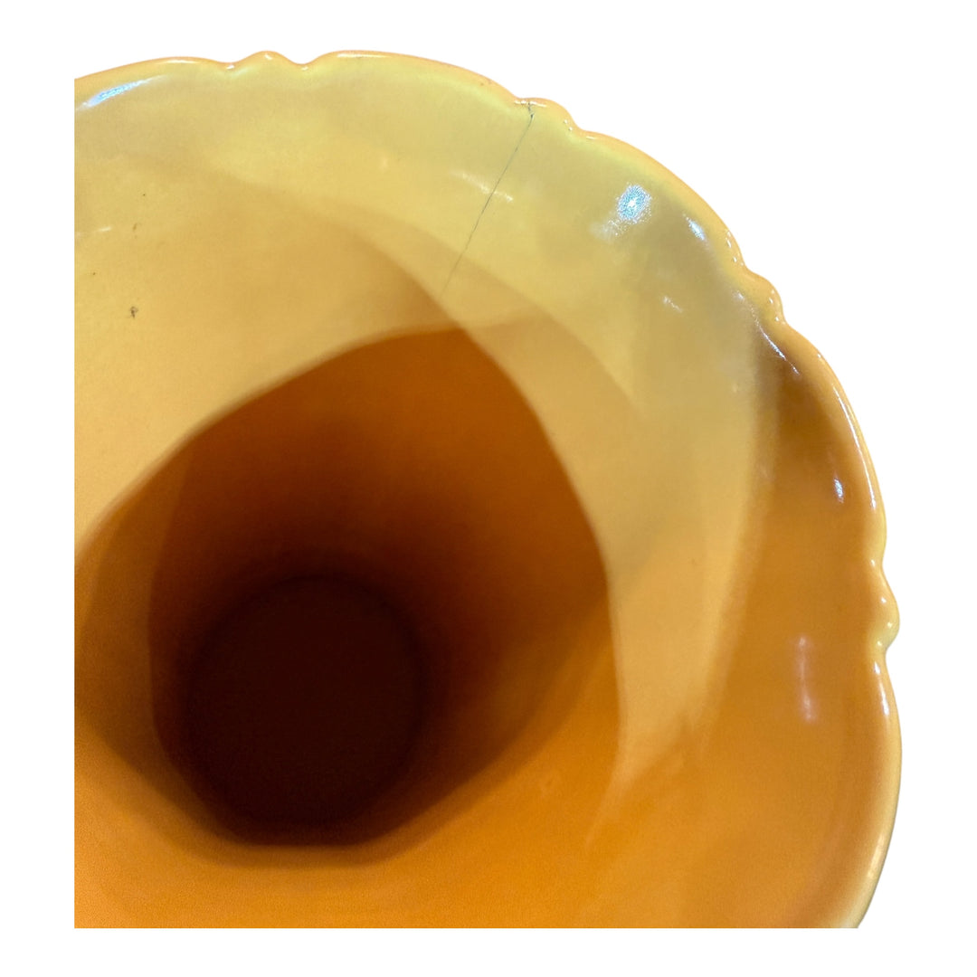 Vintage Fiesta 8" Yellow Vase