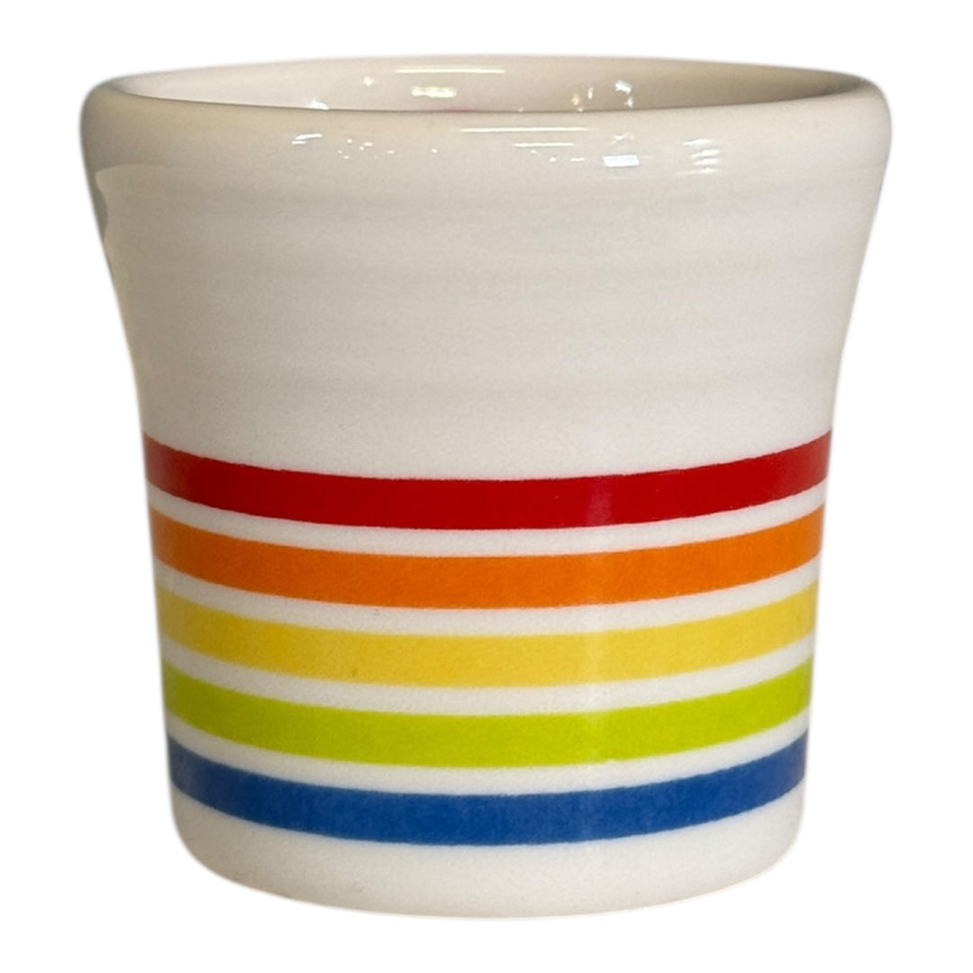 Fiesta Shot Glass - Rainbow Striped