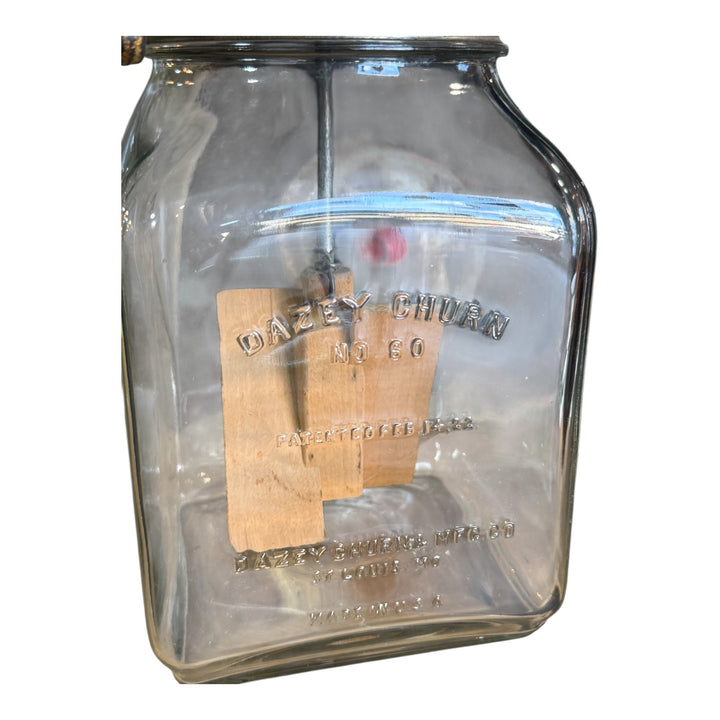 Dazey Glass Butter Churn No 60