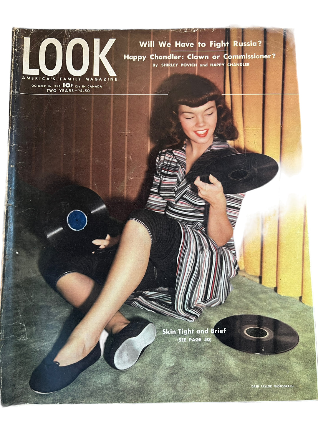 Magazine - Look October 16th, 1945