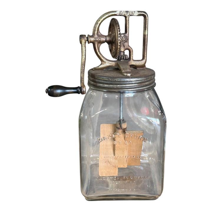 Dazey Glass Butter Churn No 60
