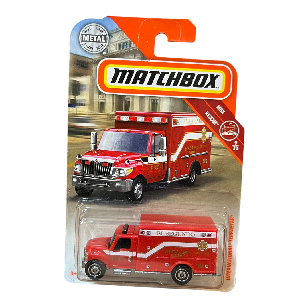 Matchbox Rescue Series International TERRASTAR 9/20, RED