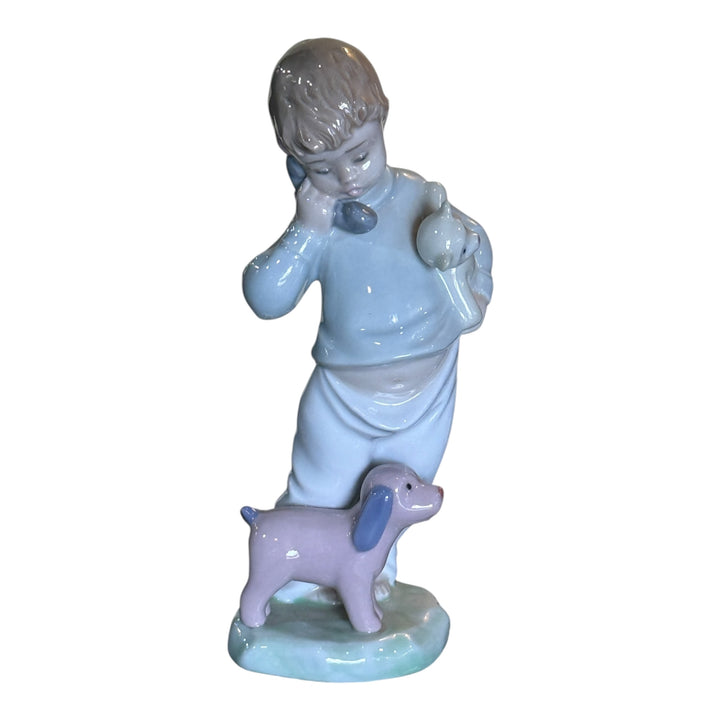 Nao By Lladro Boy on Phone