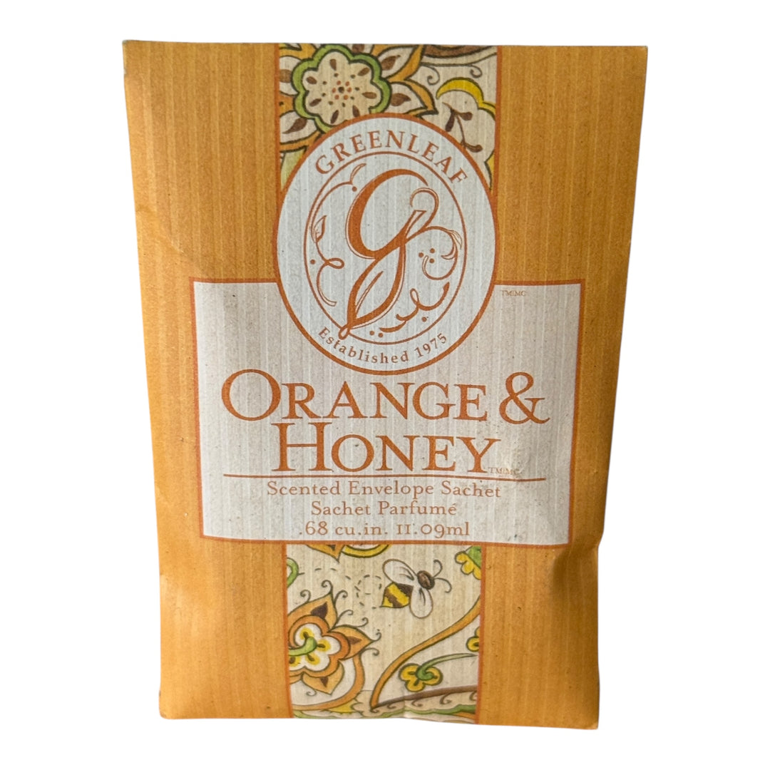 Greenleaf Small Sachet Orange and Honey
