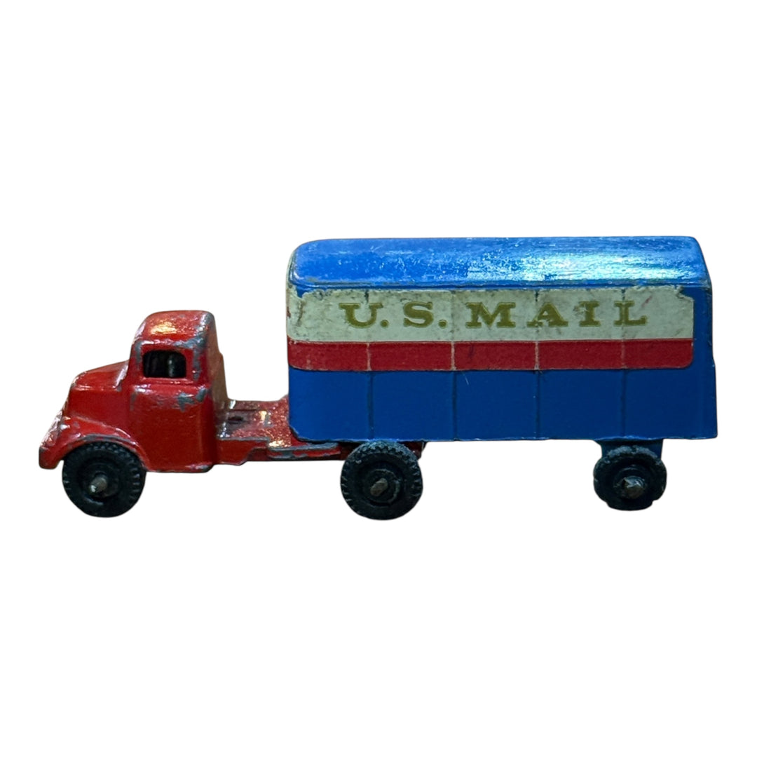 Vintage Barclay 50s-60s Semi Cab Truck & US Mail Trailer