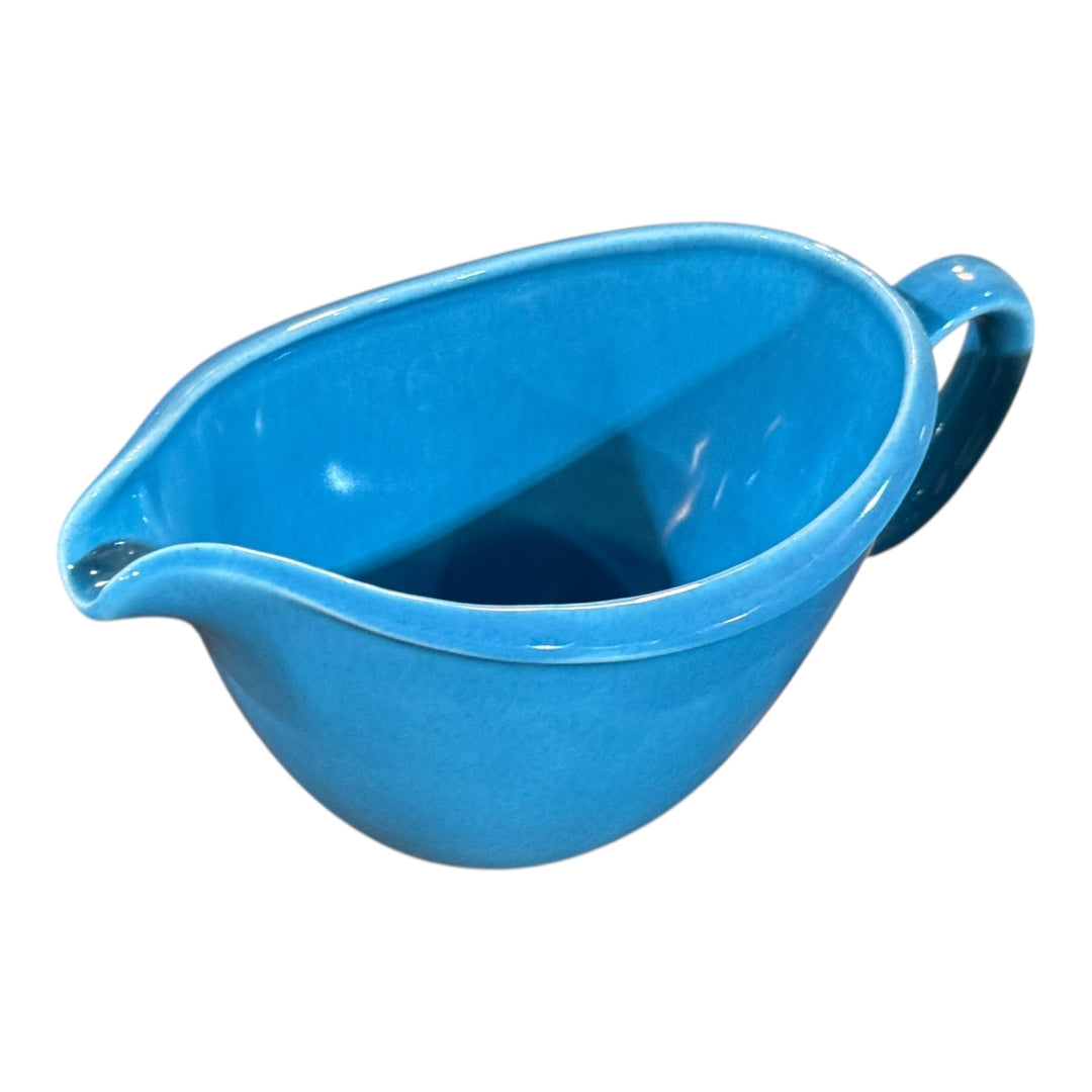 Homer Laughlin Epicure Turquoise Creamer & Sugar