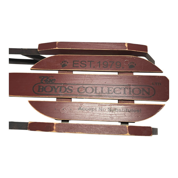 The Boyd's Bear Collection Established 1979 Decorative Sled