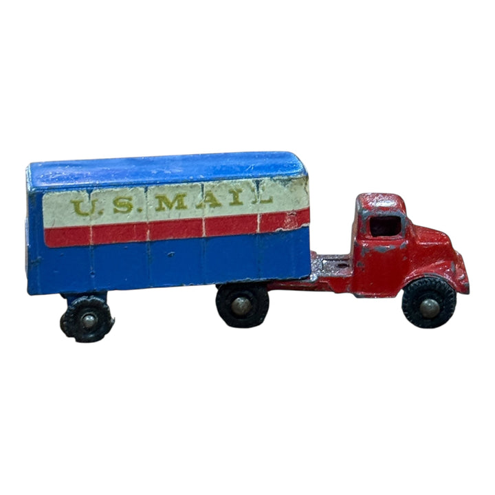 Vintage Barclay 50s-60s Semi Cab Truck & US Mail Trailer