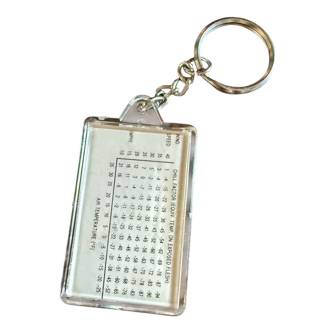 Keychain Coleman Thermometer Compass