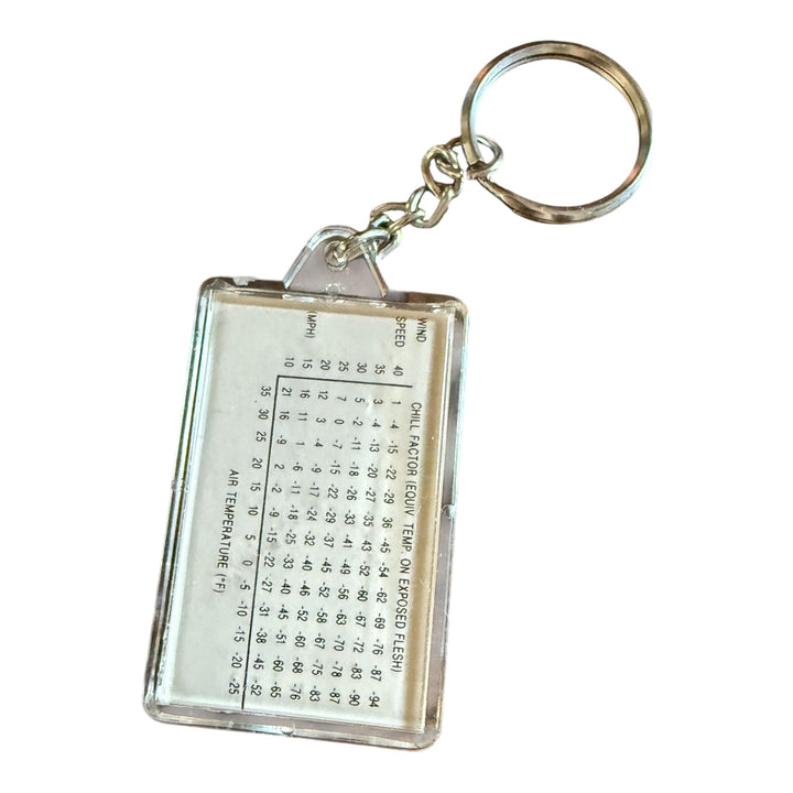 Keychain Coleman Thermometer Compass