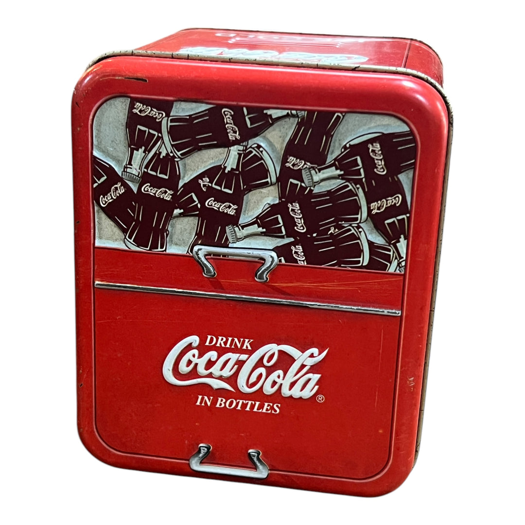 Retro Coca Cola Bottle Tin Metal Box