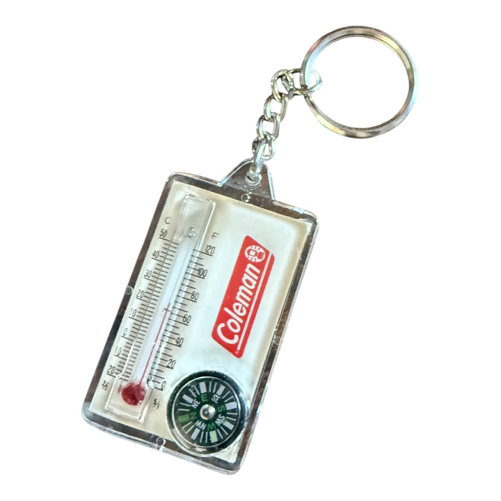 Keychain Coleman Thermometer Compass