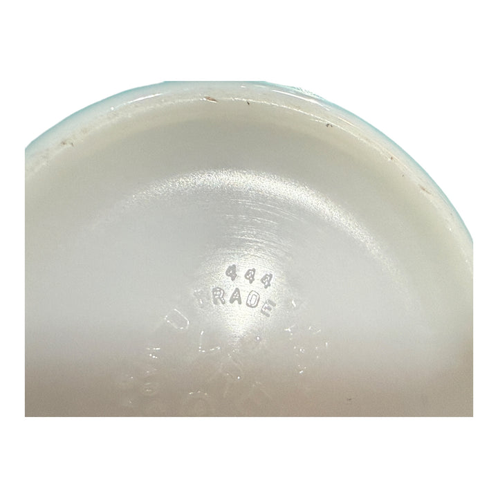 Vintage Pyrex Blue Turquoise Butterprint Rooster #444 Cinderella Nesting Bowl