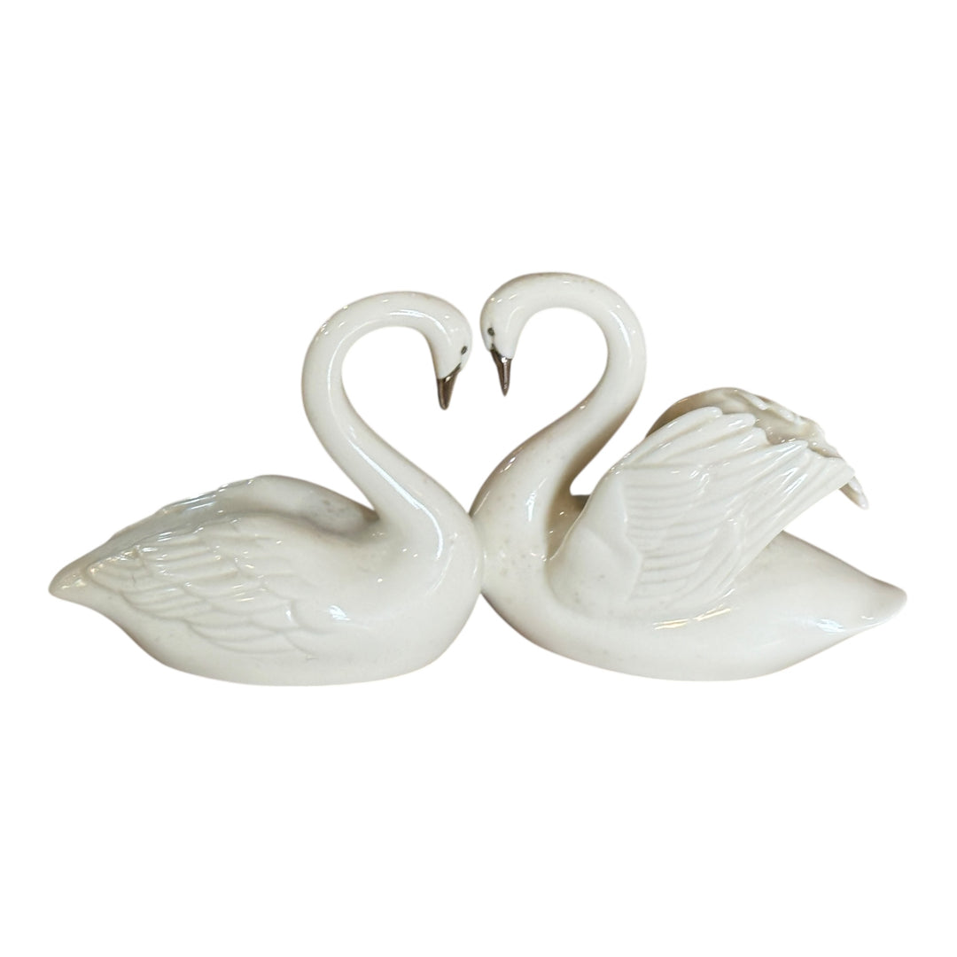 Lenox Porcelain Double Swan Figurine