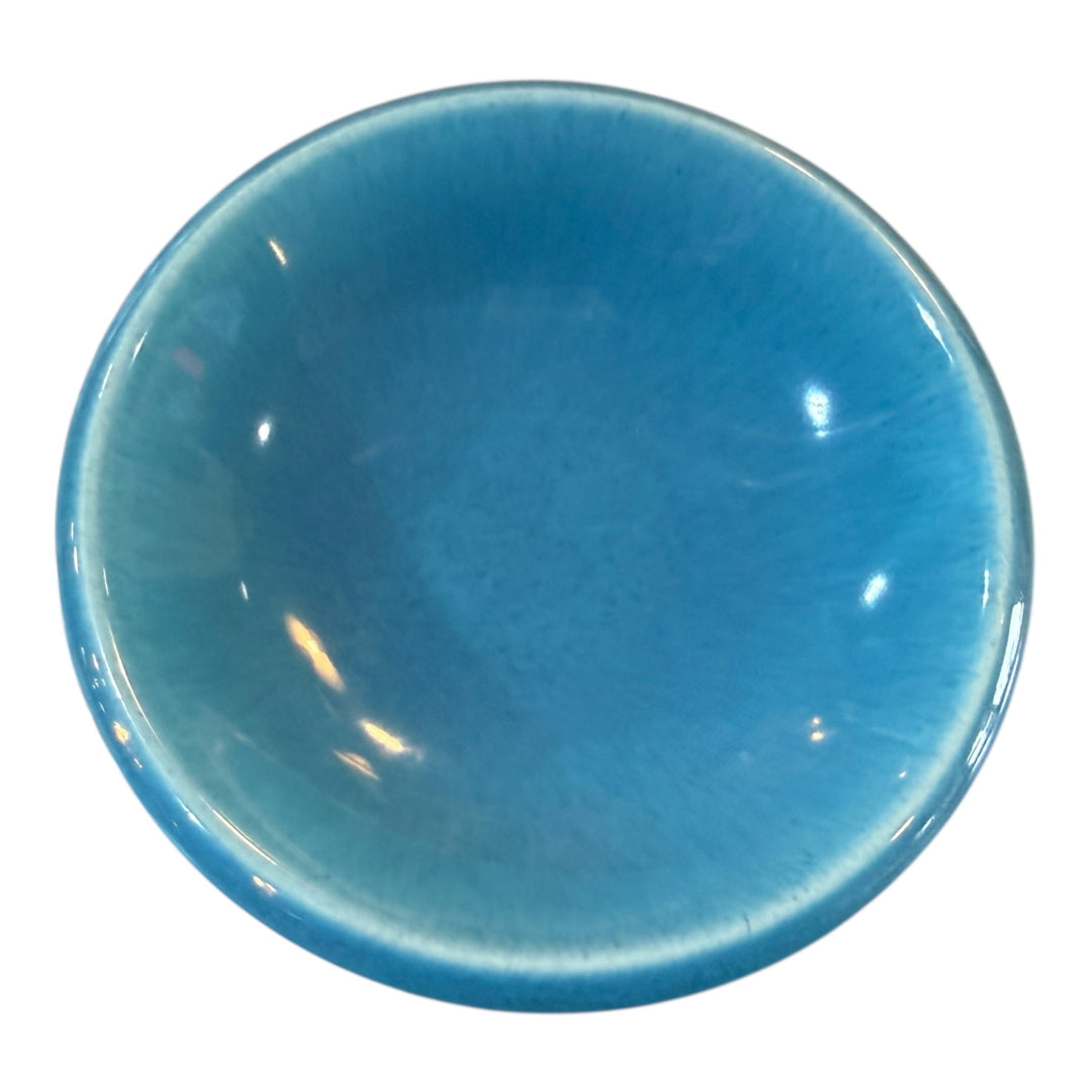 Homer Laughlin Epicure Turquoise Nut Dish with Extras