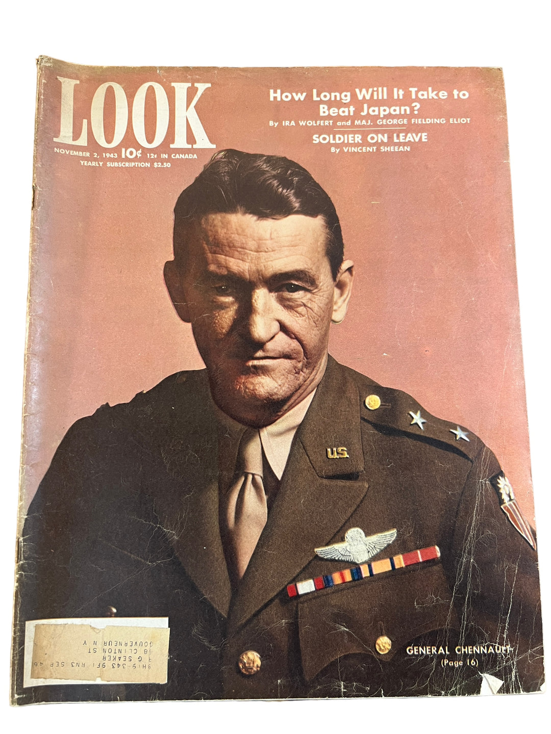 Magazine - Look November 2nd, 1943