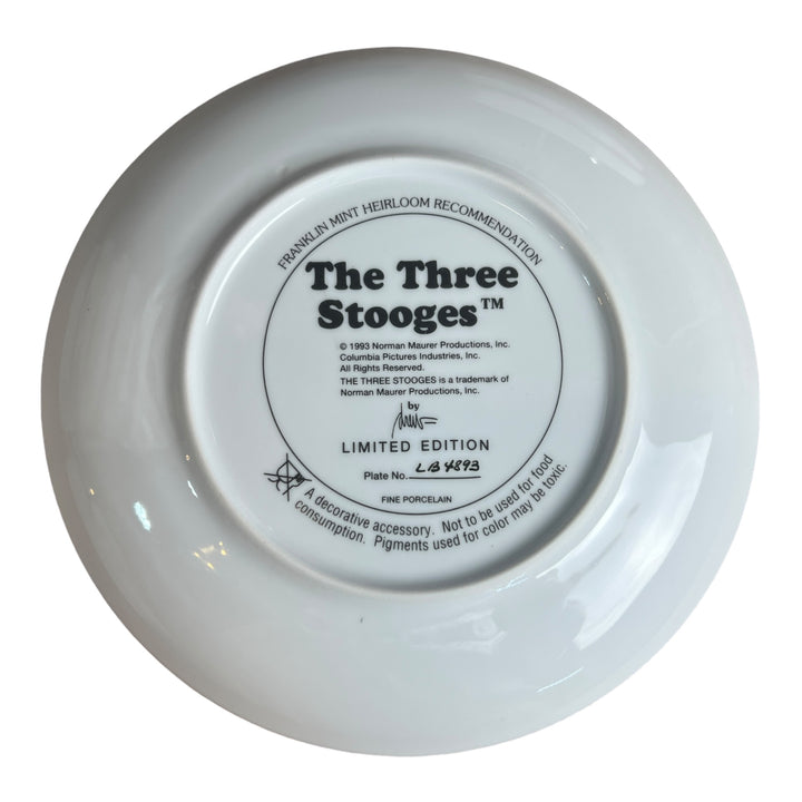 Decorative Plate - 3 Stooges