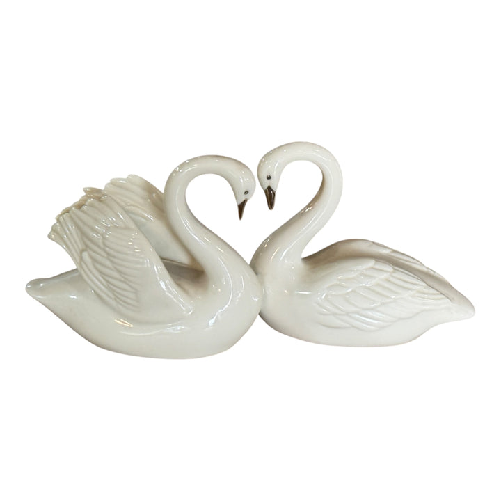 Lenox Porcelain Double Swan Figurine