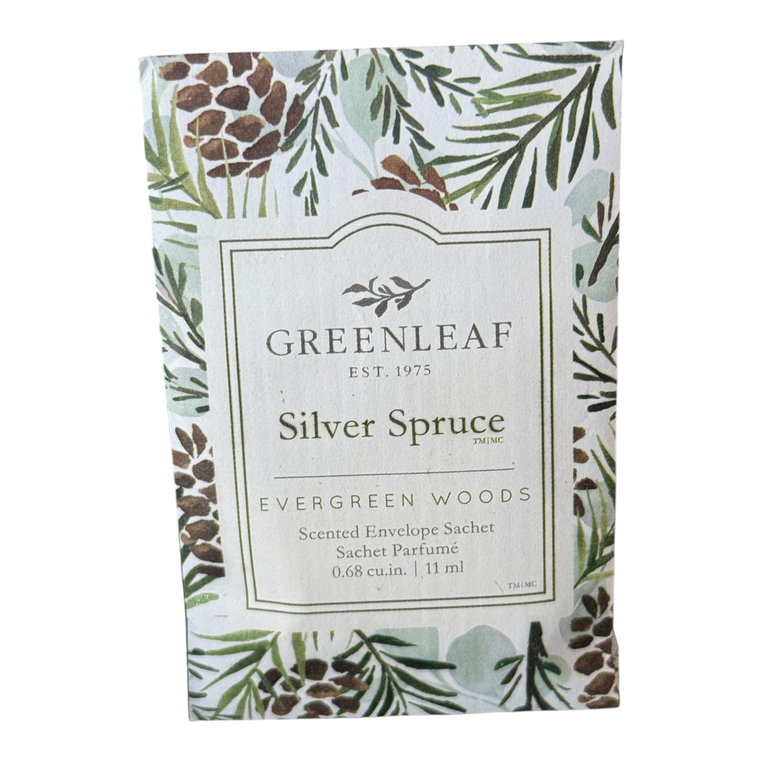 Greenleaf Small Sachet Silver Spruce
