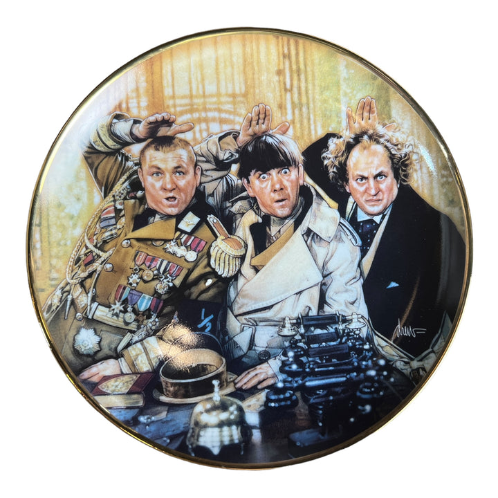 Decorative Plate - 3 Stooges