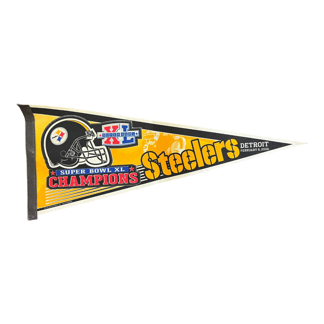 Super Bowl XL Champtions Steelers Full Size Pennant