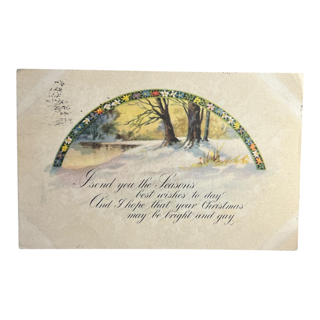 Vintage Postcard - Send You The Seasons