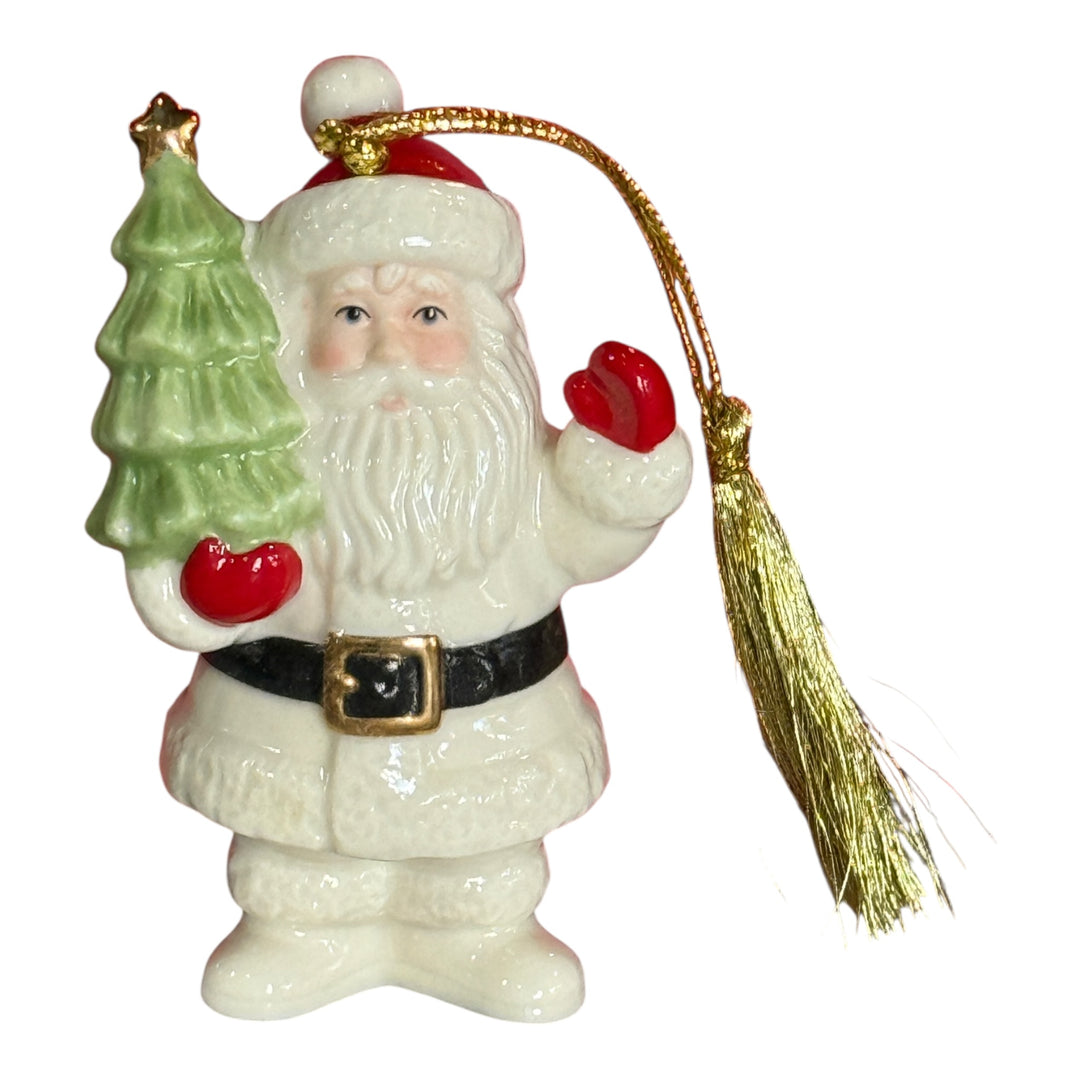 Lenox ~ Jolly Santa Ornament ~ Holidays Christmas Santa Claus