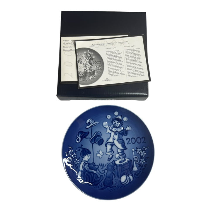 Bing & Grondahl Children's Day Plate - 2002 The Little Juggler