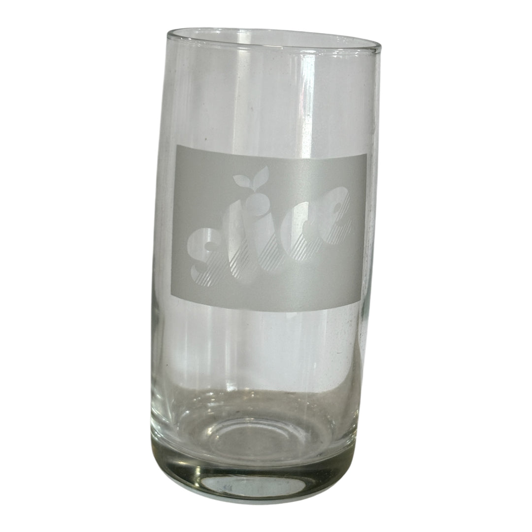 Vintage Slice Soda Drinking Glass
