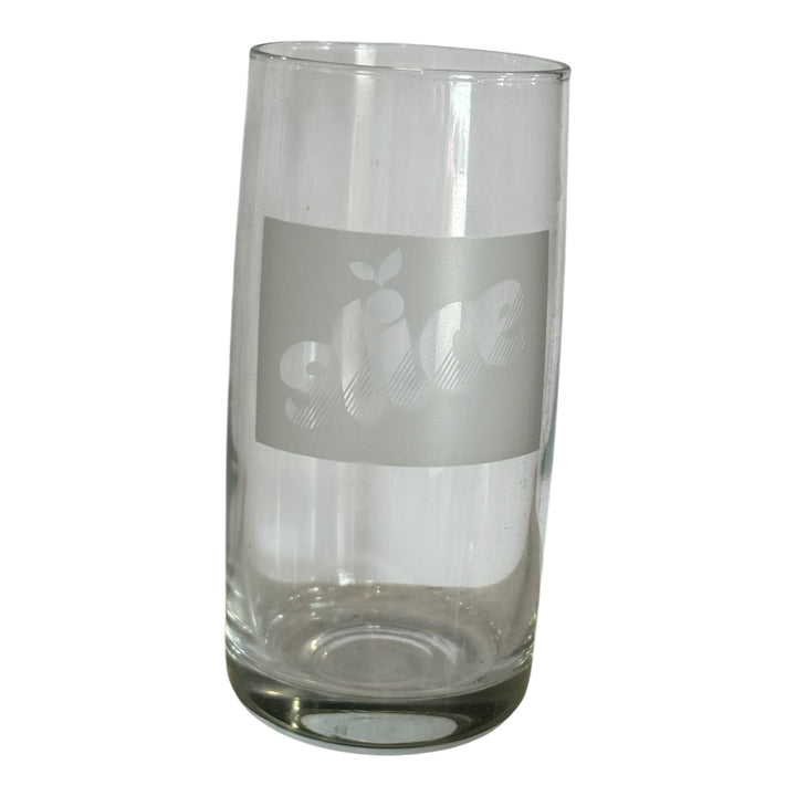 Vintage Slice Soda Drinking Glass