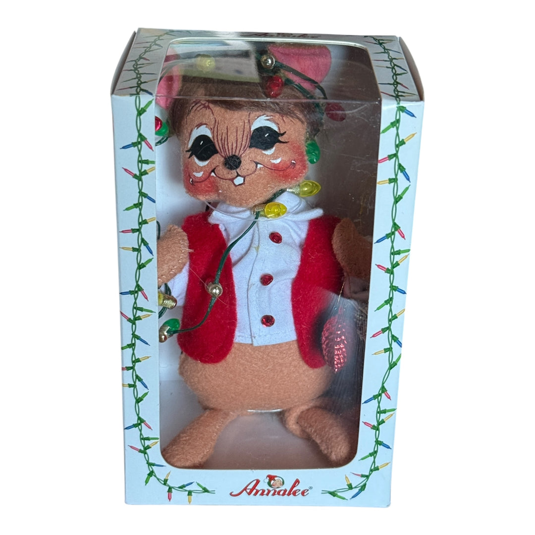 Annalee - Christmas Lights Mouse