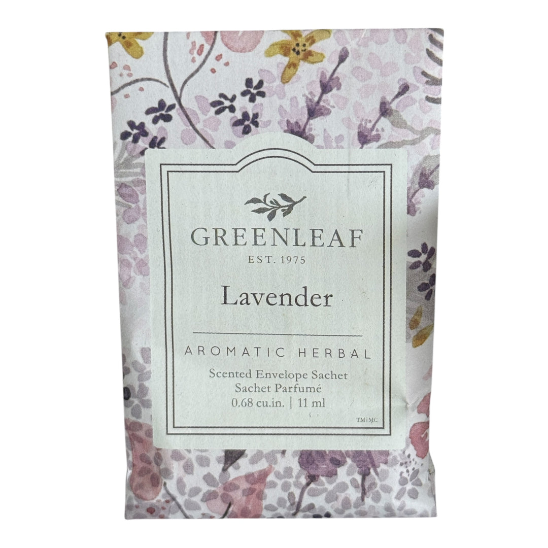 Greenleaf Small Sachet Lavender
