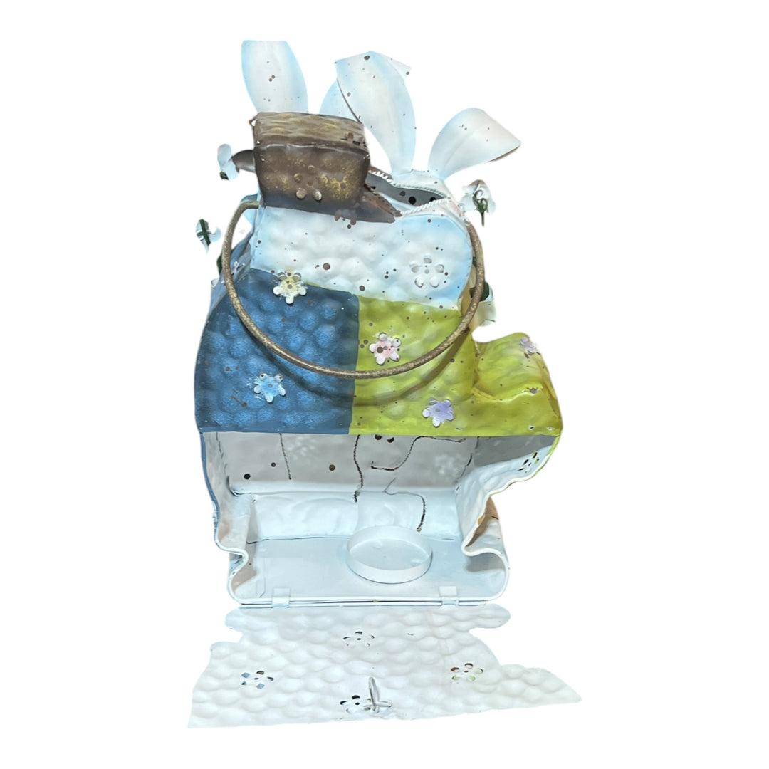 Easter - Home Interiors Tin Bunny Candle Lantern